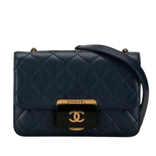 Chanel Vintage Pre-owned Laeder chanel-vskor Blue, Dam