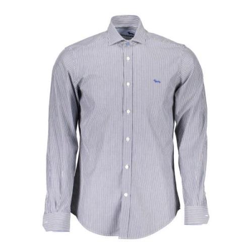 Harmont & Blaine Blå Långärmad Skjorta Button Down Blue, Herr