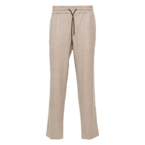 Sease Straight Trousers Beige, Herr