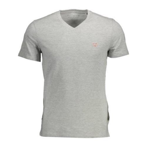 Guess Kortärmad Slim Fit Bomull T-shirt Gray, Herr