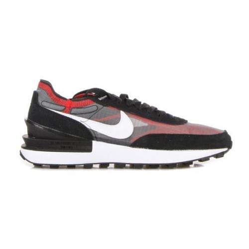 Nike Suede Mesh Low Sneaker Red Multicolor, Herr