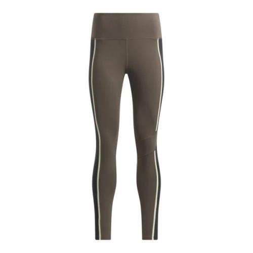 Reebok Lyxigt Hög Midja Tight Leggings Beige, Dam