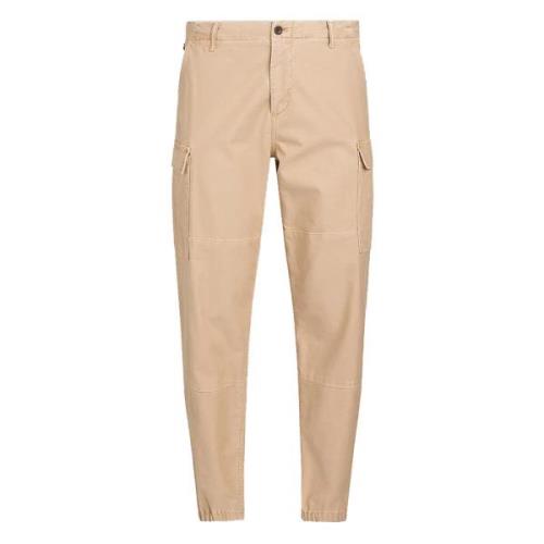 Tommy Hilfiger Gabardine Cargo Byxor Beige, Herr