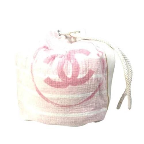 Chanel Vintage Pre-owned Bomull chanel-vskor Pink, Dam