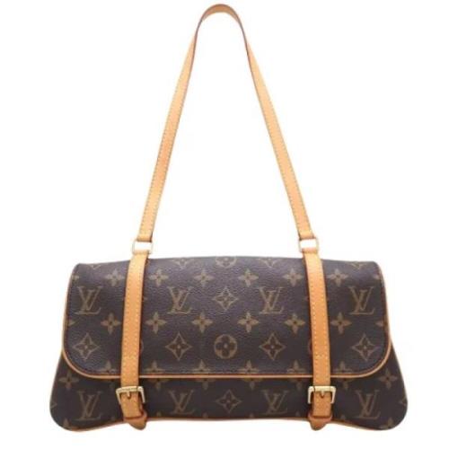 Louis Vuitton Vintage Pre-owned Canvas louis-vuitton-vskor Brown, Dam