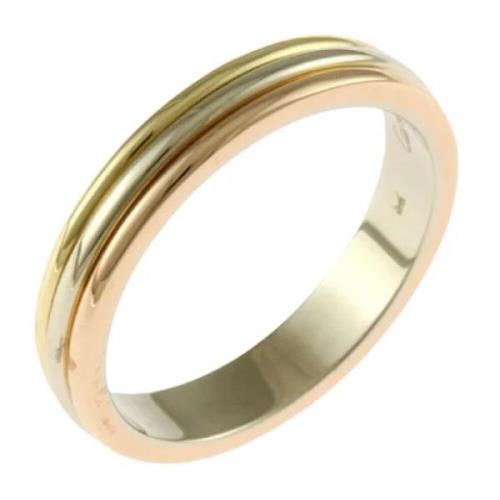 Cartier Vintage Pre-owned Vitt guld ringar Yellow, Unisex