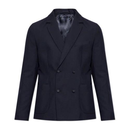 Officine Générale Ull Blazer Blue, Herr