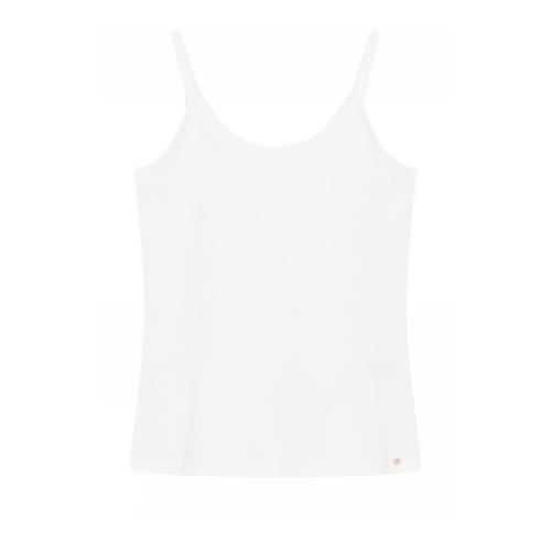 Gustav Strap Top Off White White, Dam