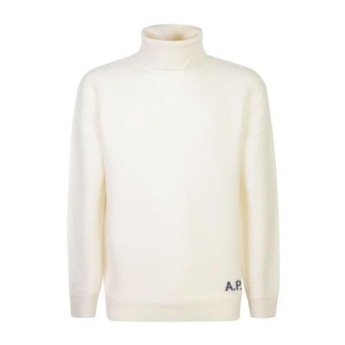 A.p.c. Beige Sweatshirt Aw24 Herrmode Beige, Herr