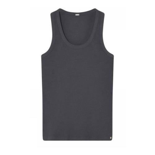 Gustav Klassisk Tanktopp i Magnetfärg Gray, Dam