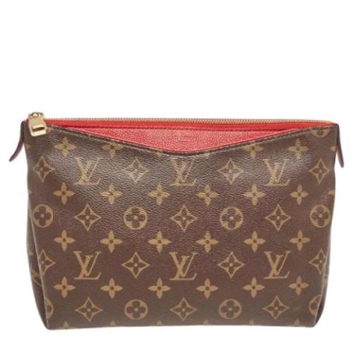 Louis Vuitton Vintage Pre-owned Canvas kuvertvskor Red, Dam