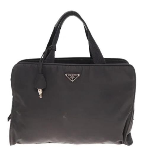 Prada Vintage Pre-owned Tyg prada-vskor Black, Dam