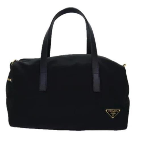 Prada Vintage Pre-owned Tyg prada-vskor Black, Dam