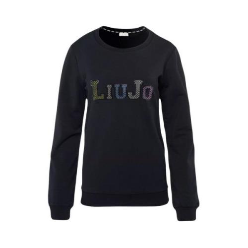 Liu Jo Grundläggande Sweatshirt Black, Dam