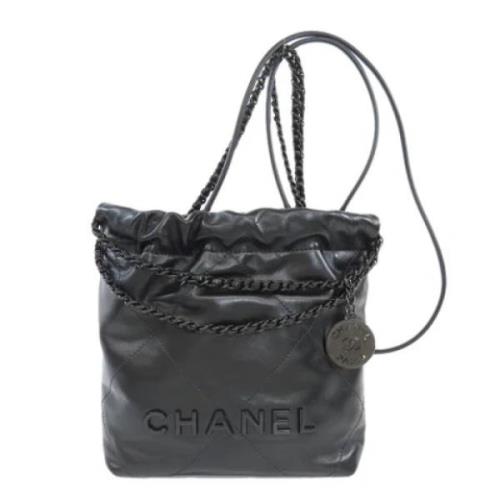 Chanel Vintage Pre-owned Laeder handvskor Black, Dam