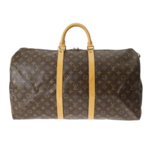 Louis Vuitton Vintage Pre-owned Canvas handvskor Brown, Dam