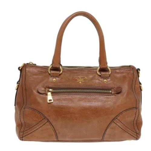 Prada Vintage Pre-owned Laeder prada-vskor Brown, Dam