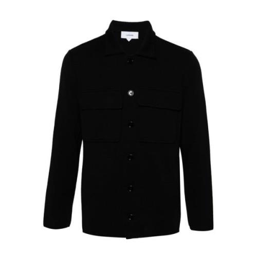 Lardini Svart ytterkläder för män Aw24 Black, Herr