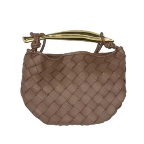 Bottega Veneta Vintage Pre-owned Laeder axelremsvskor Brown, Dam