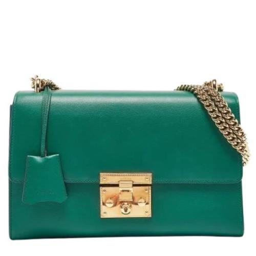 Gucci Vintage Pre-owned Laeder gucci-vskor Green, Dam