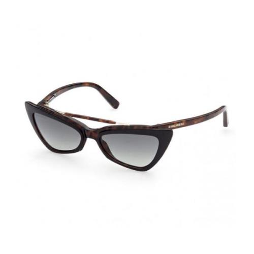 Dsquared2 Vintage Delia Solglasögon Grön Havana Brown, Unisex