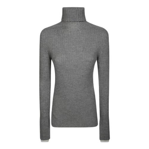 Pinko Stilfull Lupetto Sweater Gray, Dam