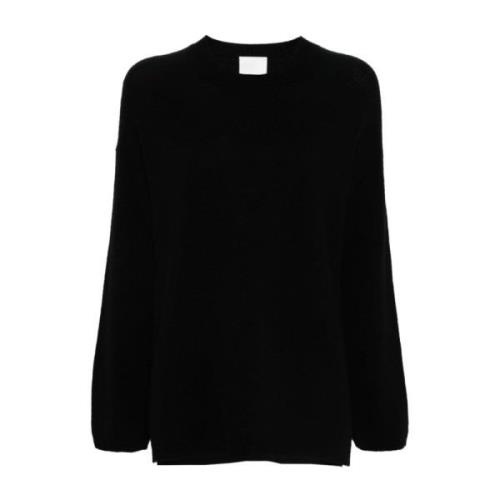 Allude Svart Sweatshirt Aw24 Dammode Black, Dam