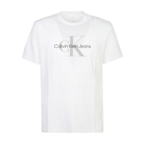 Calvin Klein Jeans Vita T-shirts och Polos White, Herr