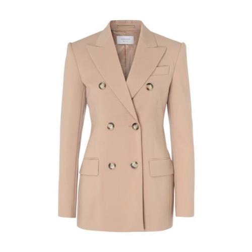 Sportmax Beige Blazer 22046061600-025 Beige, Dam