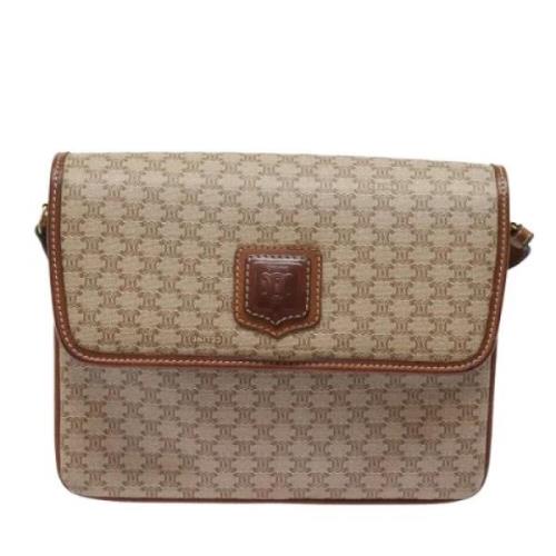 Celine Vintage Pre-owned Canvas celine-vskor Beige, Dam