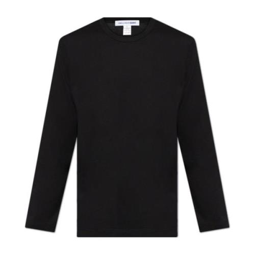 Comme des Garçons T-shirt med Patch Black, Herr