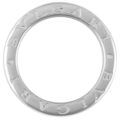 Bvlgari Vintage Pre-owned Vitt guld ringar Gray, Dam