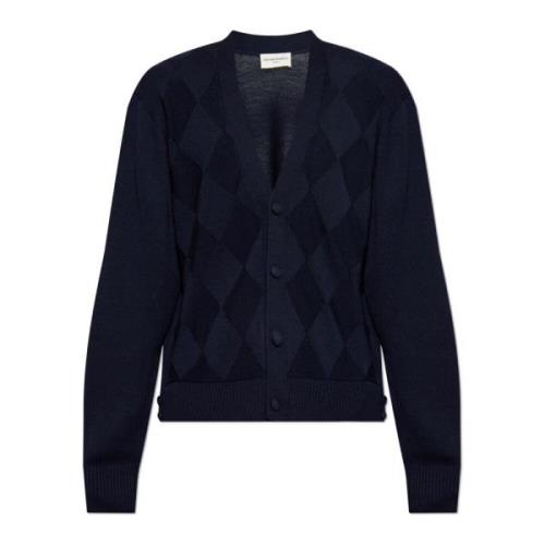 Officine Générale Ull Cardigan Blue, Herr