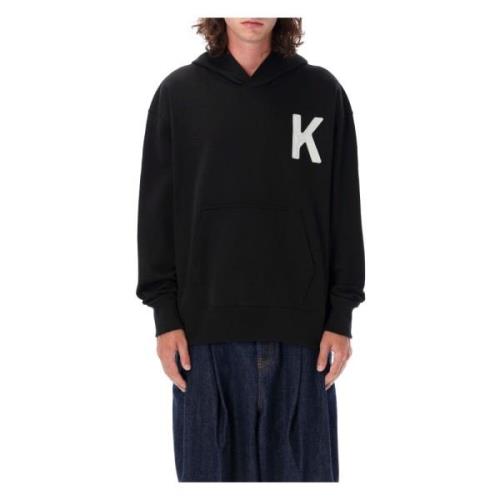 Kenzo Svart Stickat Lucky Tiger Hoodie Black, Herr