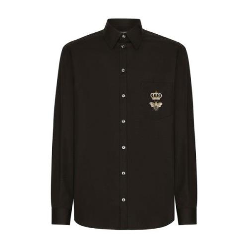 Dolce & Gabbana Casual Skjorta i Olika Färger Black, Herr