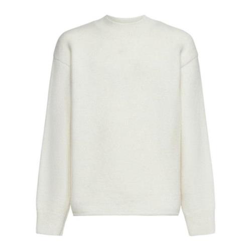 Jacquemus Beige Crew Neck Sweater Beige, Herr