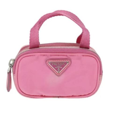 Prada Vintage Pre-owned Tyg prada-vskor Pink, Dam