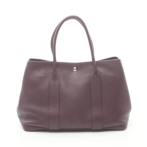 Hermès Vintage Pre-owned Laeder totevskor Purple, Dam