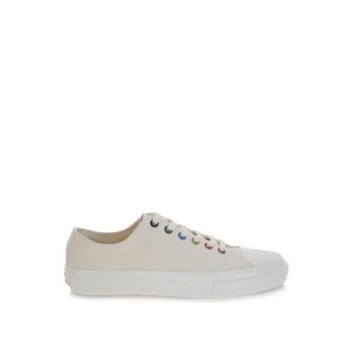 PS By Paul Smith Vita Canvas Sneakers Kinsey Stil White, Herr