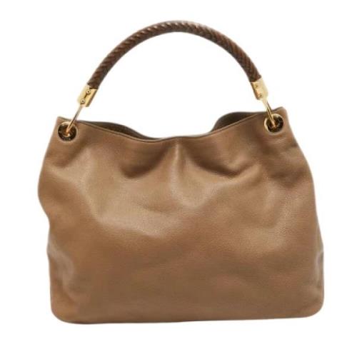 Michael Kors Pre-owned Pre-owned Laeder handvskor Beige, Dam