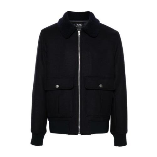 A.p.c. Blå Vinterrock Blue, Herr