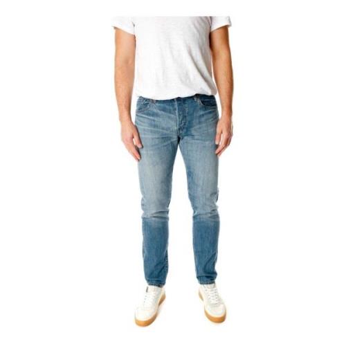 Edwin Regular Tapered Fit Denim Jeans Blue, Herr