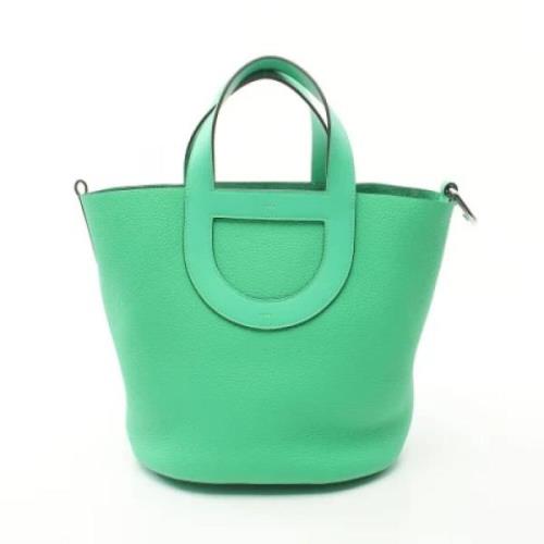 Hermès Vintage Pre-owned Laeder handvskor Green, Dam