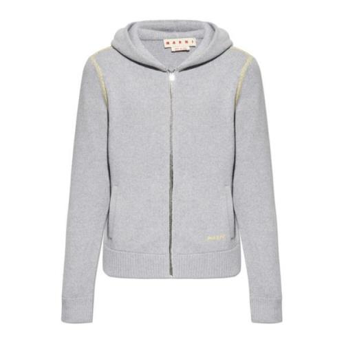 Marni Ull Cardigan Gray, Herr