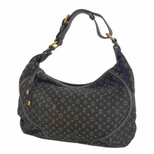 Louis Vuitton Vintage Pre-owned Tyg axelremsvskor Brown, Dam