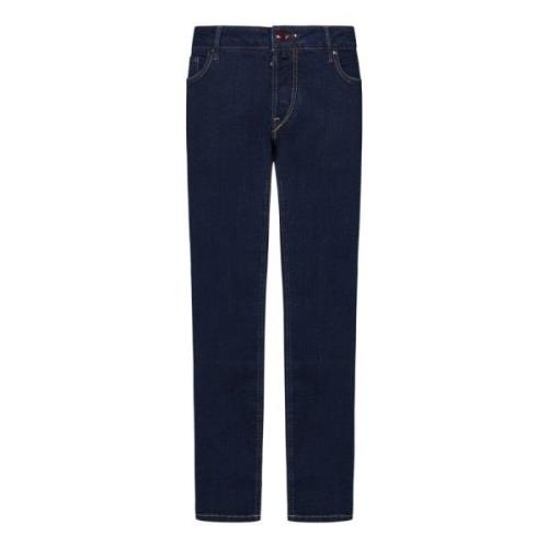 Hand Picked Slim Fit Blå Jeans Blue, Herr