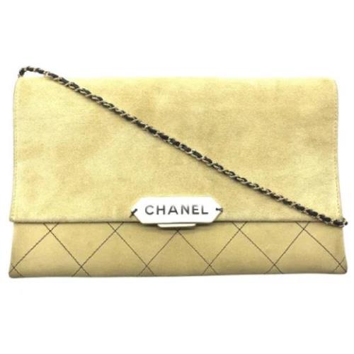 Chanel Vintage Pre-owned Mocka chanel-vskor Beige, Dam