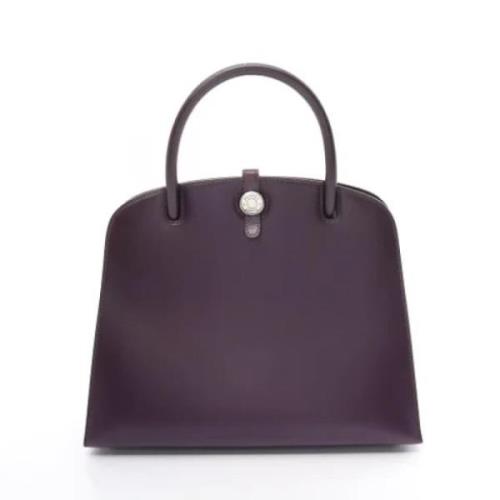 Hermès Vintage Pre-owned Laeder handvskor Purple, Dam