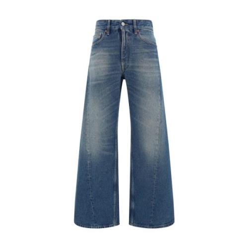 MM6 Maison Margiela Vintage Loose Fit Jeans Blue, Dam