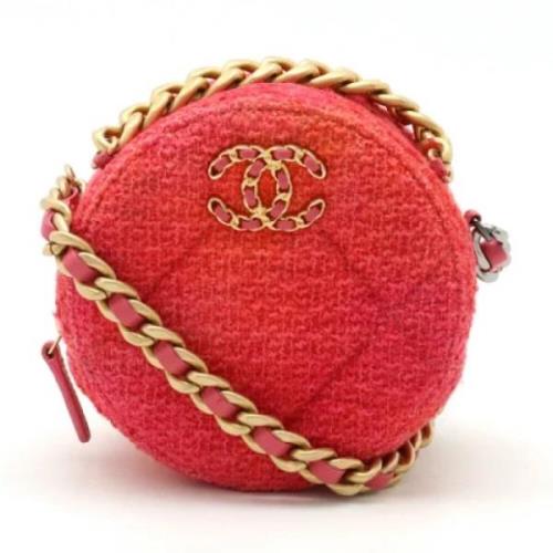 Chanel Vintage Pre-owned Tyg chanel-vskor Pink, Dam